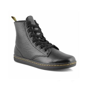 Dr Martens Leyton Ankle Booties Soft Leather Blk 6